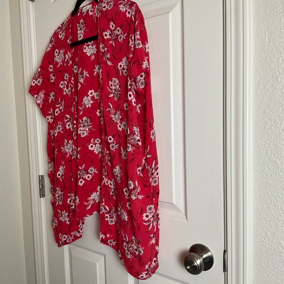 Loft Floral Red Kimono size xS/s - Picture 5 of 6